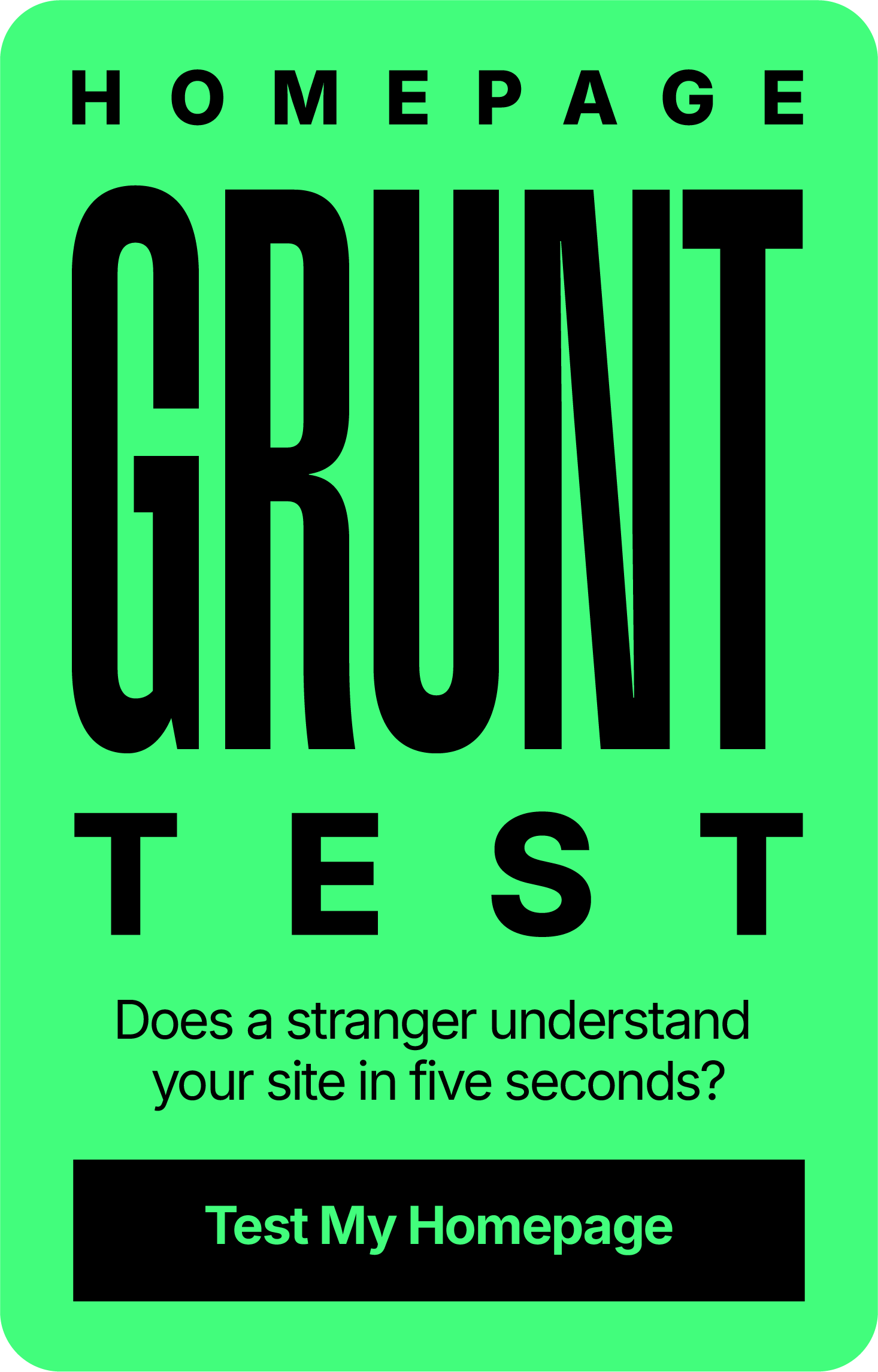 Homepage Grunt Test
